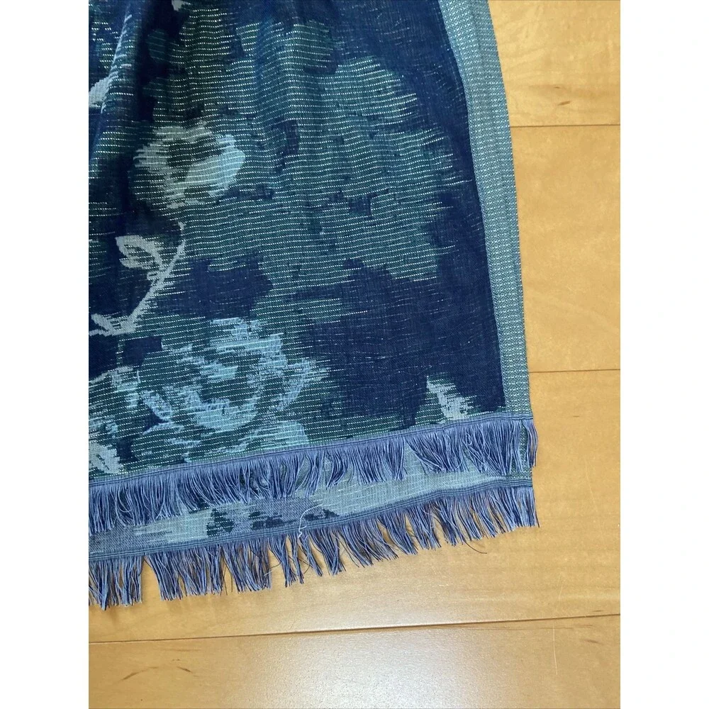 BLUE BEAUTY collection 18 scarf floral blue shades